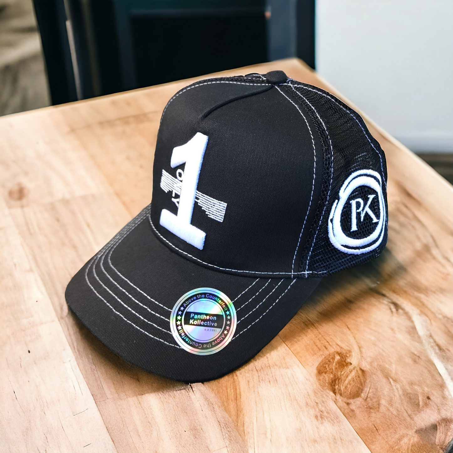 Pk "Only 1" Trucker Hat Adjustable
