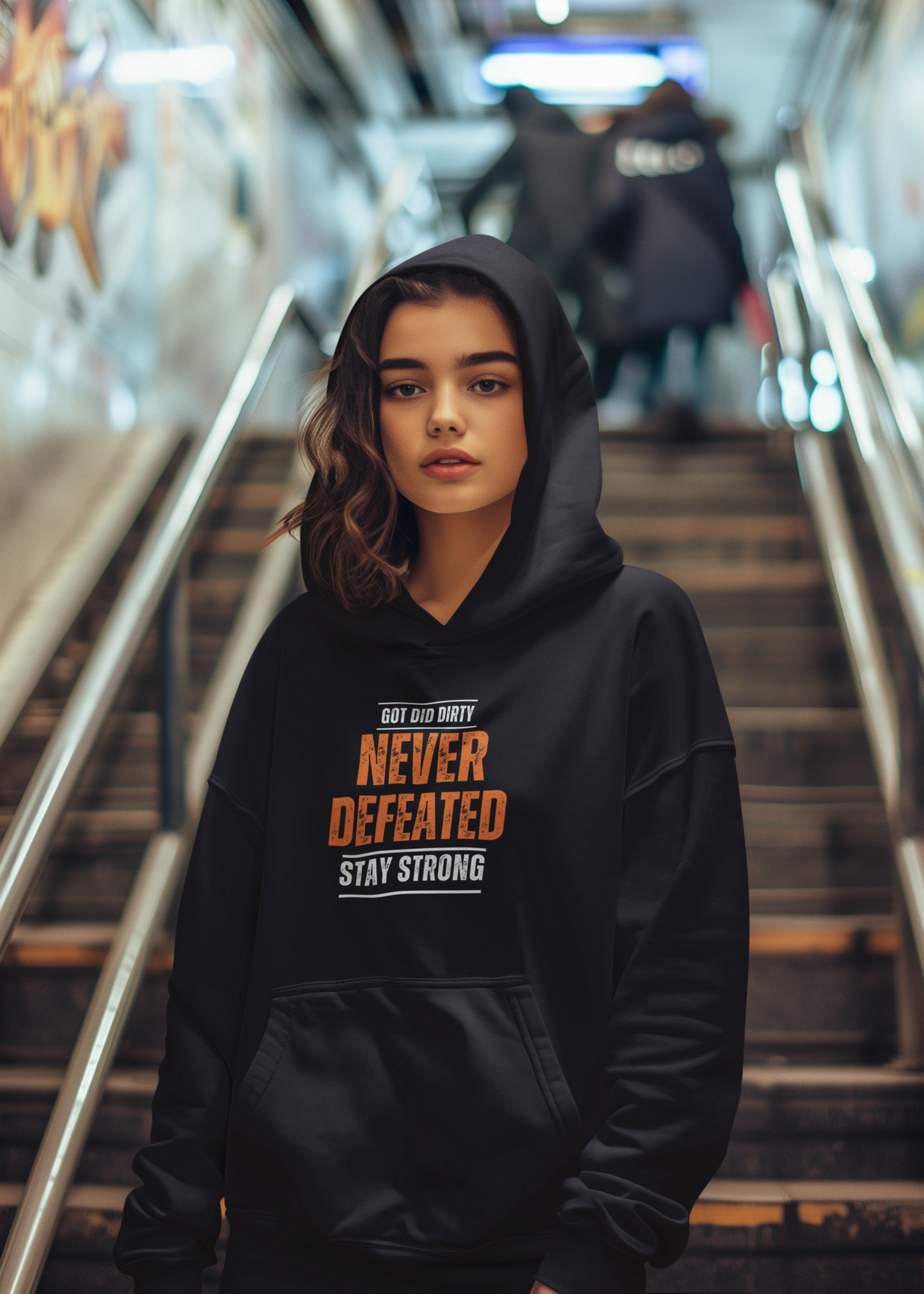 PK "Not defeated" Hoodie